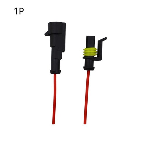 1set AMP 1P 2P 3P 4P 5P 6P Way Waterproof Electrical Auto Connector